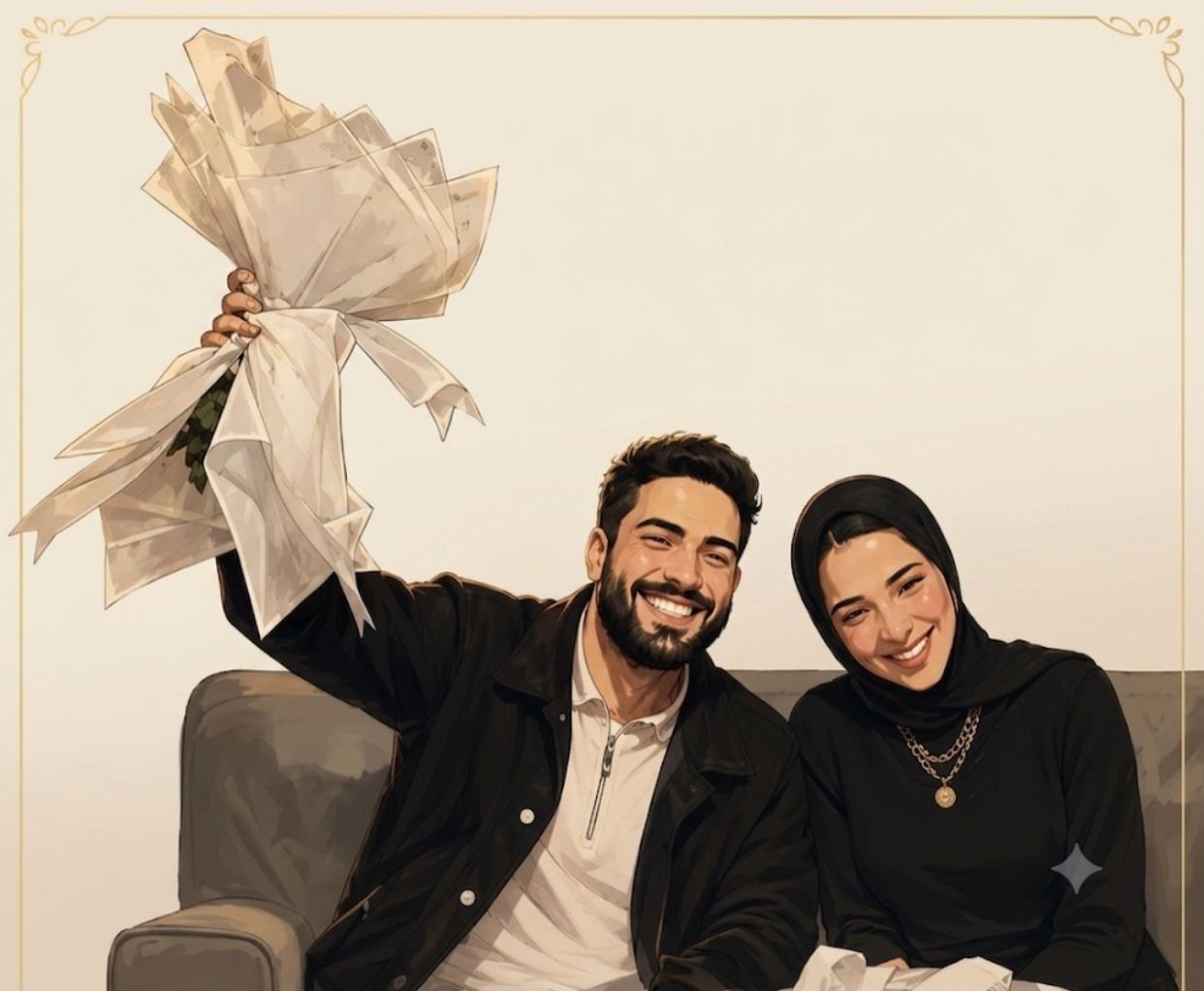 رحيم جميل ومها شكري